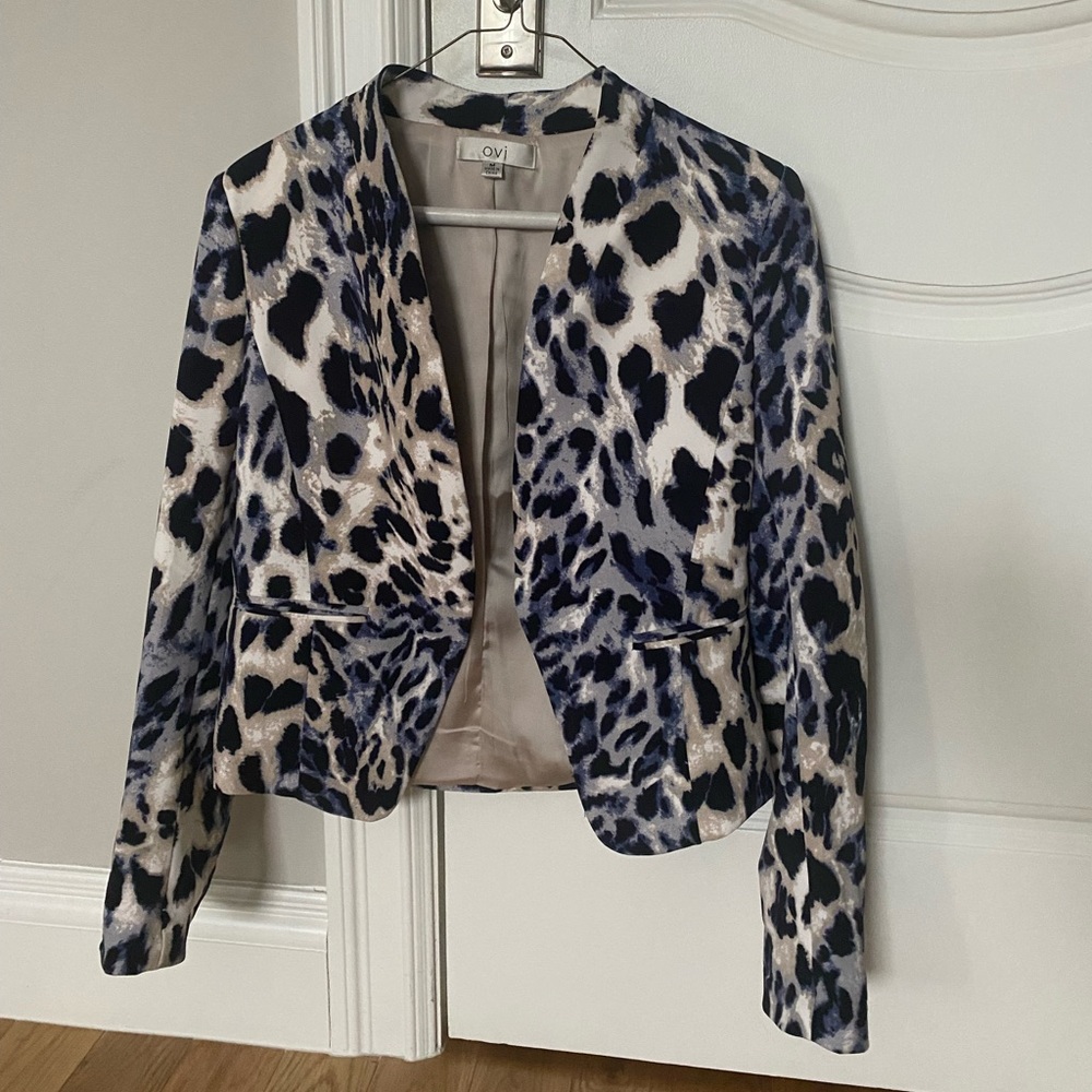 Chic Ovi Cheetah Leopard Blazer